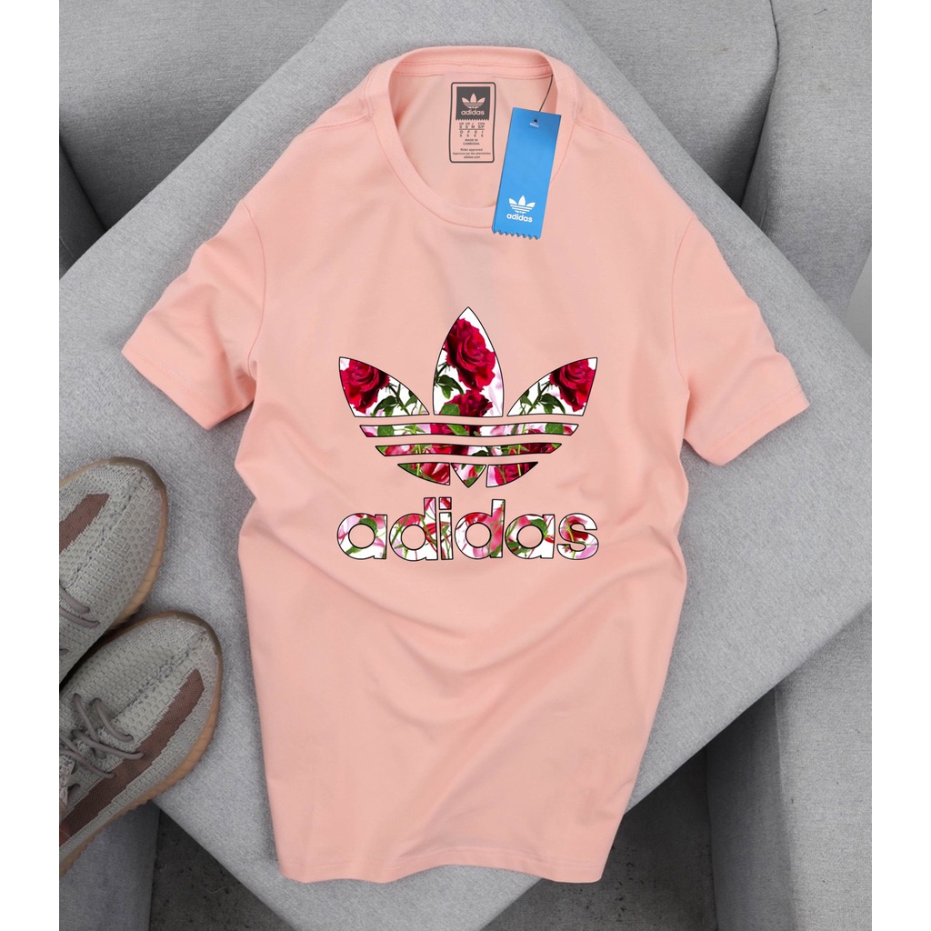 Sale 50% áo thun adidas màu hồng xuất dư hàng vnxk full size 43kg - 95kg