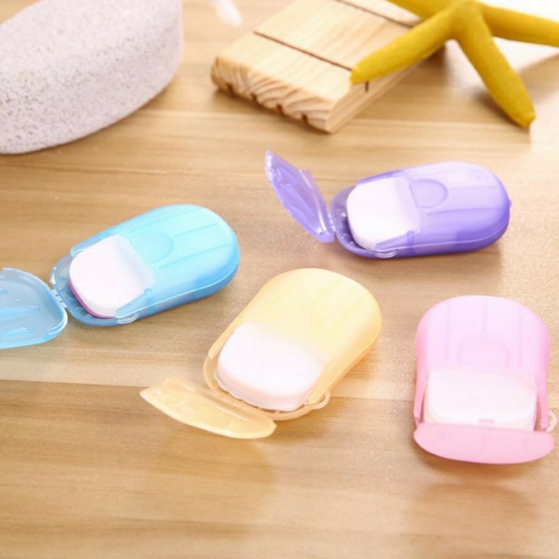 Hộp 20 miếng xà phòng giấy