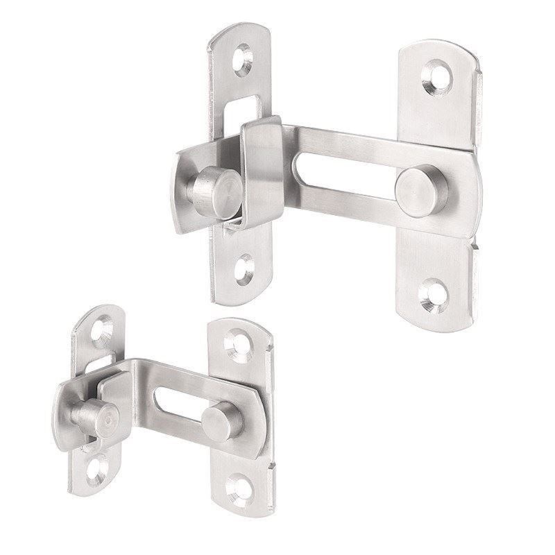 Chốt Khóa Cửa Dạng Trượt Bằng Thép Không Gỉ An Toàn Chống Trộm