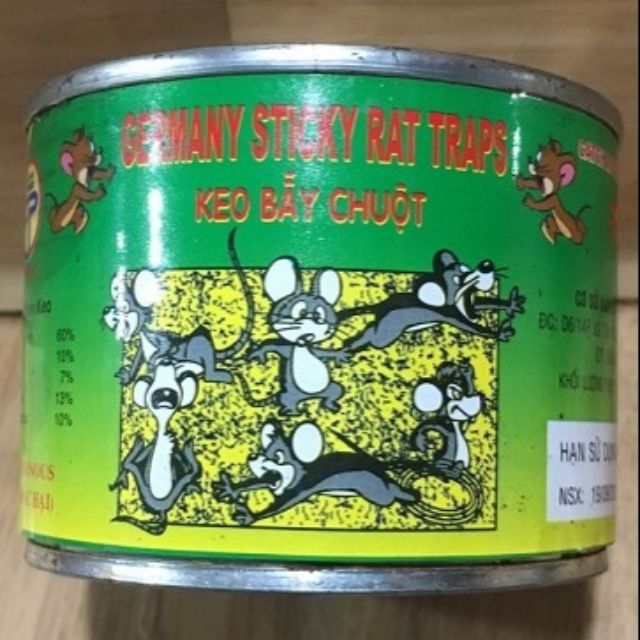 Keo Bẫy Chuột Loại Hũ 140G