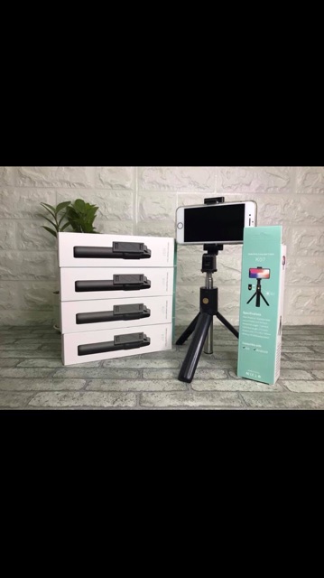 Gậy Selfie Tripod K07 Có Remote Bluetooth. | BigBuy360 - bigbuy360.vn