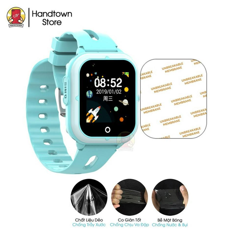 Combo 2 Miếng dán Bảo Vệ Đồng Hồ Đồng Hồ Thông Minh Trẻ Em Wonlex CT07S KT07 4G Cường Lực Dẻo 4 lớp Handtown