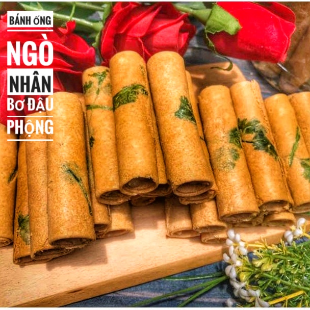 Bánh Ống Ngò Nhân Bơ Đậu Phộng Lon 400Gram | BigBuy360 - bigbuy360.vn