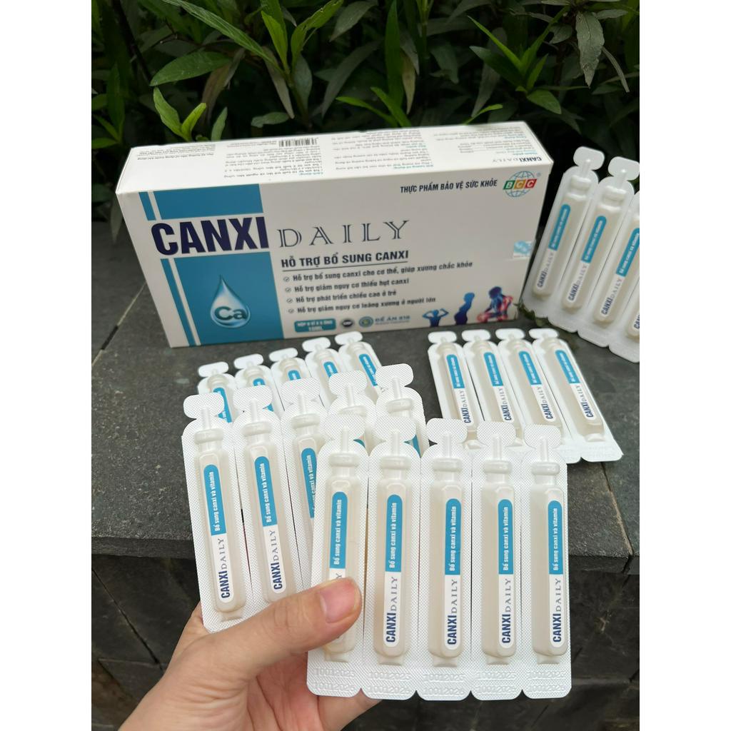 CANXI DAILY - Bổ Sung Canxi hấp thụ cực tốt cho mọi lứa tuổi. Dạng tuýp uống vị như sữa chua dễ uống cho cả trẻ nhỏ
