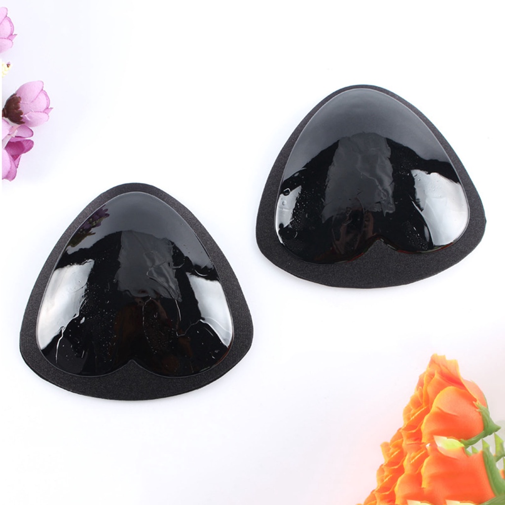 1 Cặp Miếng Dán Ngực Silicone Kết Cấu Mềm Mại Chống Thấm Nước Hình Trái Tim Cho Mặc Hàng Ngày