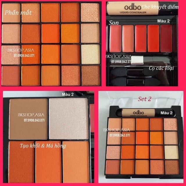 Hộp Trang Điểm ODBO BEAUTY IN ONE OD1006😍