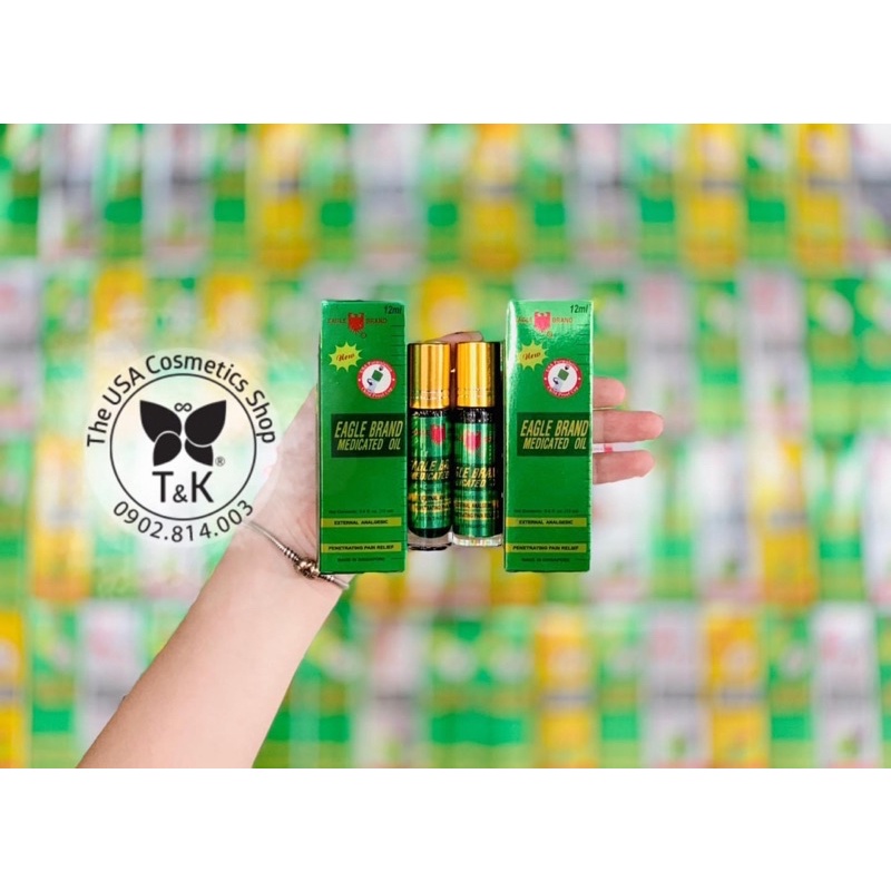 🦅 DẦU GIÓ DẠNG LĂN EAGLE BRAND MEDICATED OIL
