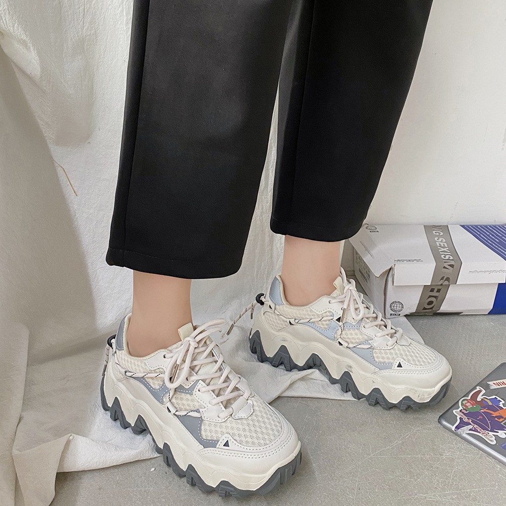 [Mã FAGREEN245 giảm 10% tối đa 30K đơn 99K] Giày Sneaker Phong Cách Hồng Kông Thiết Kế Thời Trang Năng Động 002 | BigBuy360 - bigbuy360.vn