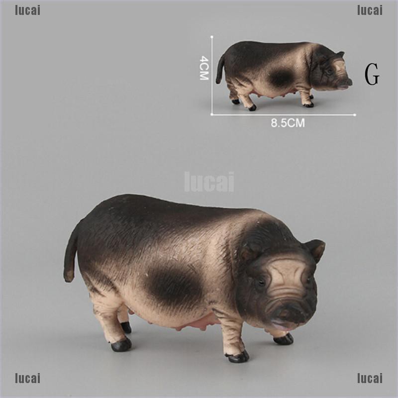 Mô hình trang trí hình lợn bằng nhựa độc đáo làm quà cho bé