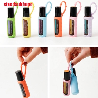Set 6 vỏ silicon bảo vệ chai tinh dầu 5 / 15 / 10ml tiện dụng ốp