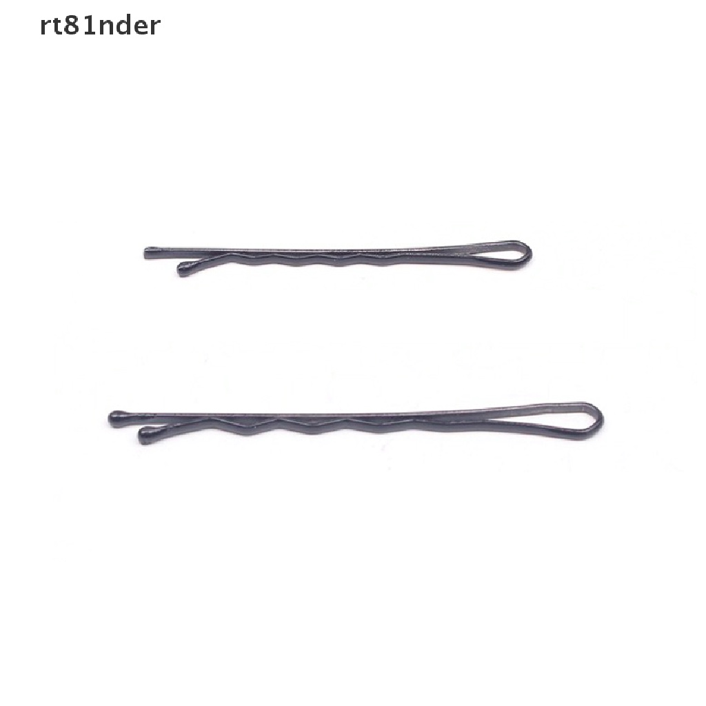 Set 34 Kẹp Tóc Tròn Bằng Thép Màu Đen Thời Trang Cho Bé