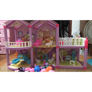 Bộ đồ chơi ngôi nhà heo kèm 4 chú heo đáng yêu cho bé