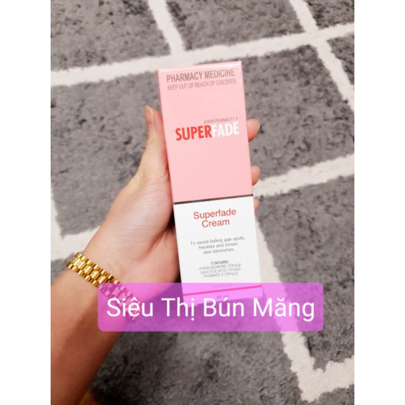 Kem nám Superfade Face cream kèm Bill 60ml