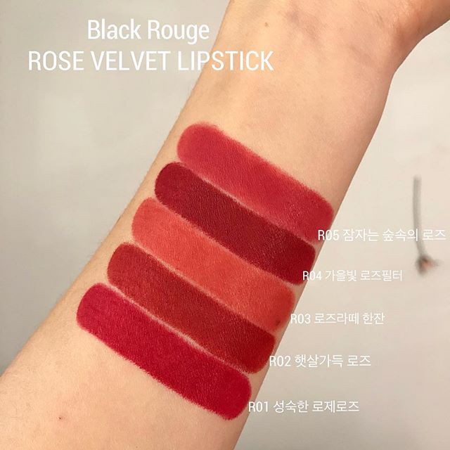 SON THỎI BLACK ROUGE ROSE VELVET LIPSTICK | BigBuy360 - bigbuy360.vn