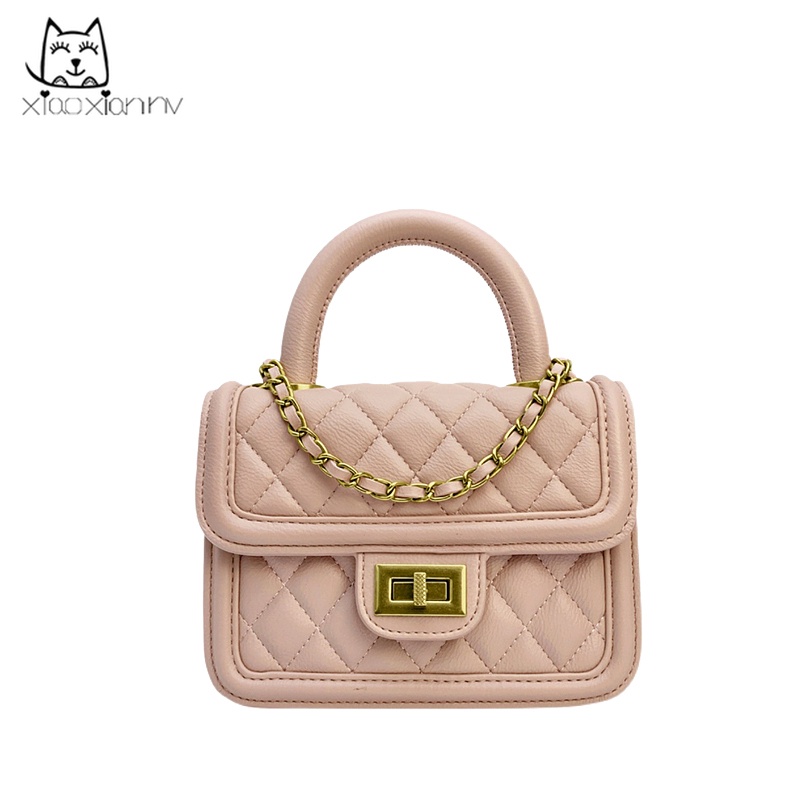 Túi Da PU Đeo Chéo Vai Màu Tím Thời Trang 2022