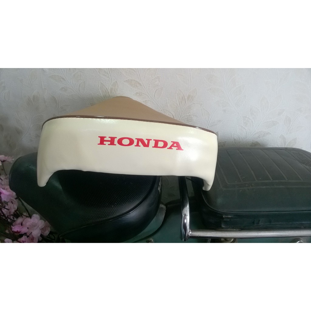 Yên honda cub cánh én 79 - 81 -82-84-86 kiểu màu kem-bò