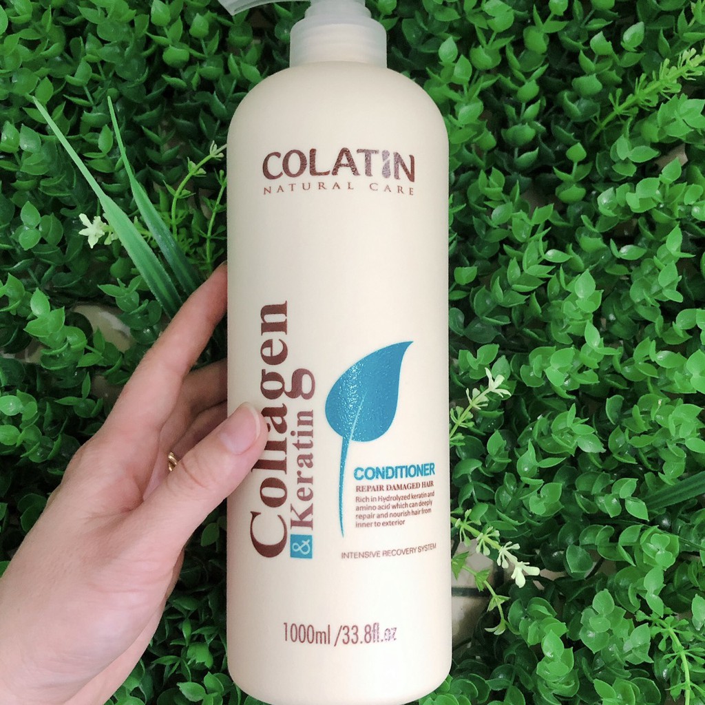 DẦU XẢ COLATIN COLLAGEN KERATIN PHỤC HỒI SIÊU MƯỢT TÓC 1000ML