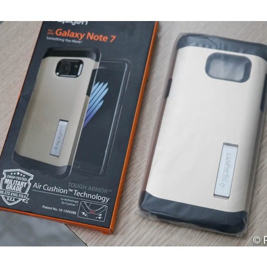 Ốp Spigen Galaxy Note Fe chính hãng, có chân chống