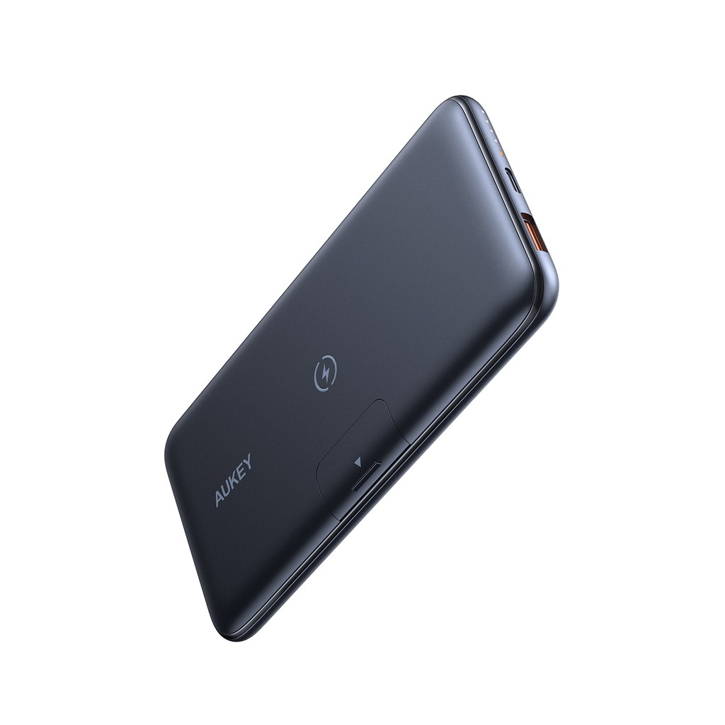 Sạc Dự Phòng Aukey PB-WL02 10.000 mAh, Sạc Nhanh PD 18W, QC 3.0 - Hàng Chính Hãng