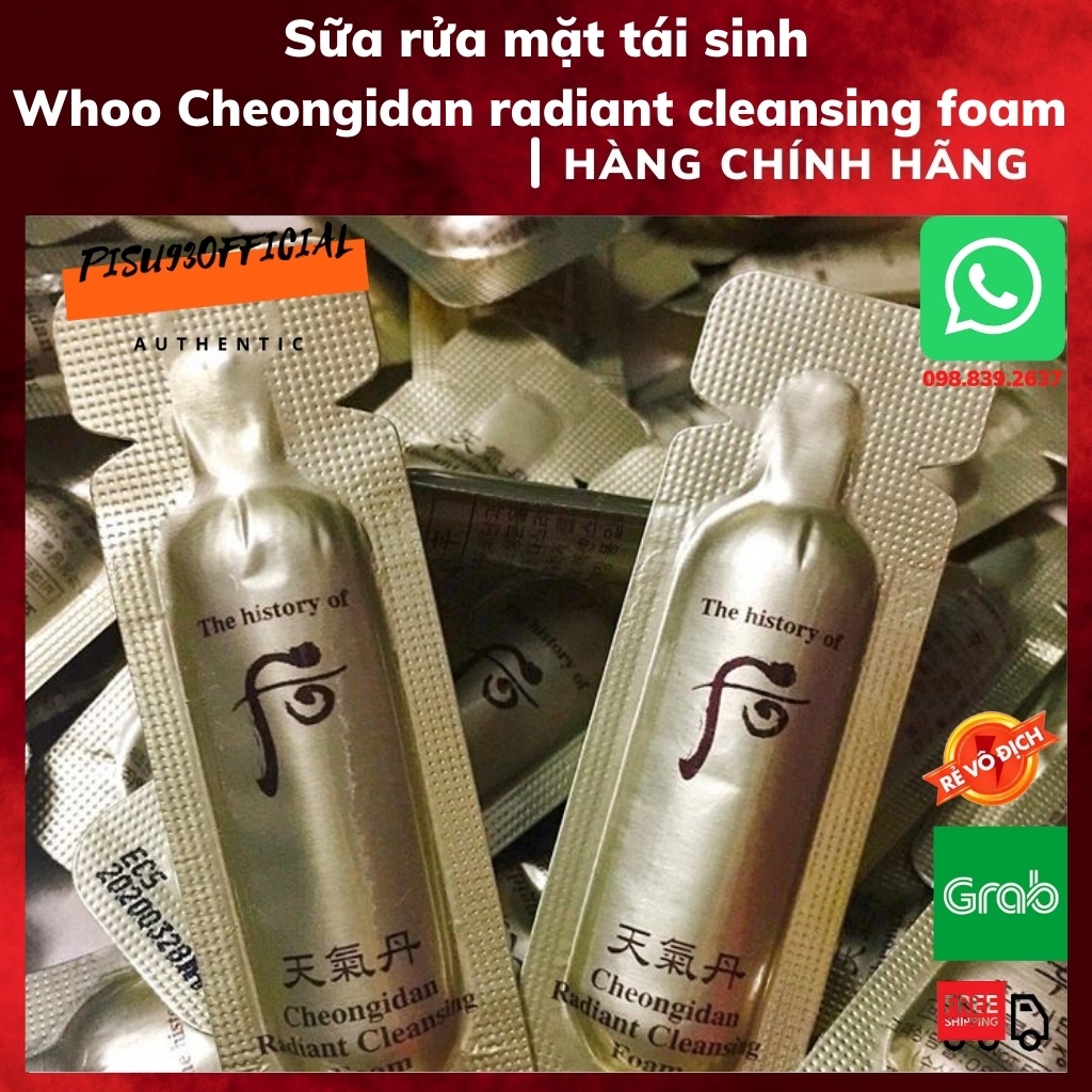 Sữa rửa mặt tái sinh da Whoo Cheongidan radiant cleansing foam | BigBuy360 - bigbuy360.vn