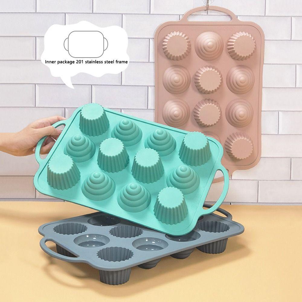 LET Khuôn Làm Bánh Muffin, Cupcake 12 Ngăn