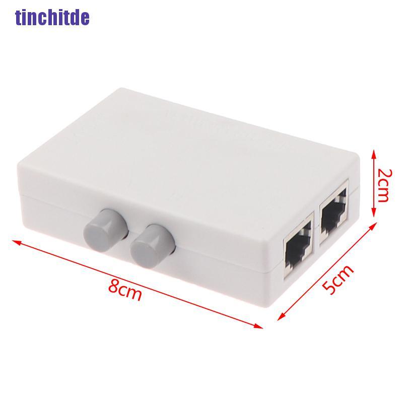 Bộ Chuyển Đổi Mạng 2 Cổng Rj45 Mini