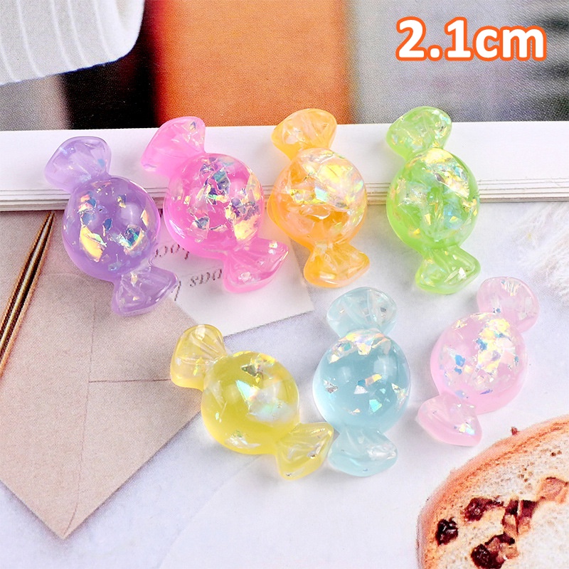 Mô Hình Kẹo Kim Tuyến 2 Đầu Trang Trí Slime / Ốp Điện Thoại / Mô Hình / Gắn Dép