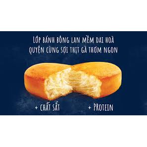 Bánh ăn sáng sợi thịt gà nhân sốt kem phô mai C'est Bon Orion 85g