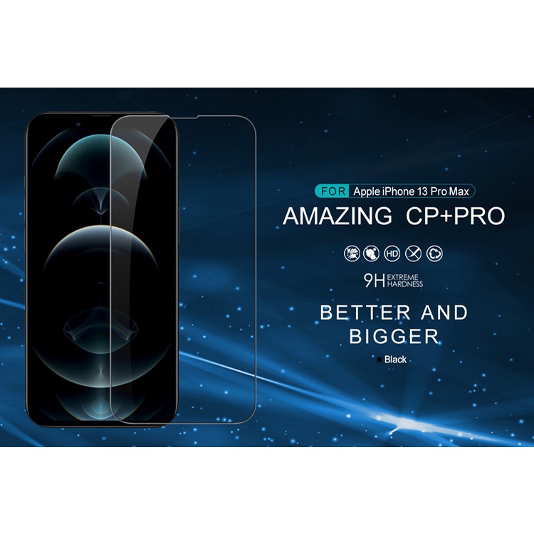 Kính cường lực Nillkin Full màn hình CP+ PRO iPhone x đến 14 pro max