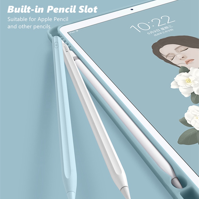 Bao da máy tính bảng tích hợp bàn phím bluetooth không dây màu kẹo có thể tháo rời và chuột cho Ipad Mini6 2021