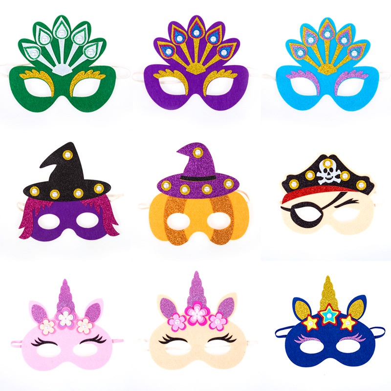 Mặt Nạ Mắt Hóa Trang Halloween Phát Sáng