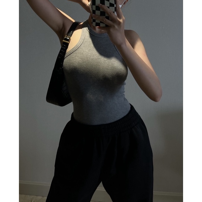 Áo ba lỗ thun gân FREESIZE