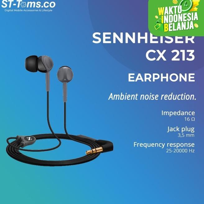 Tai Nghe Nhét Tai R0V Sennheiser Cx213 Màu Đen