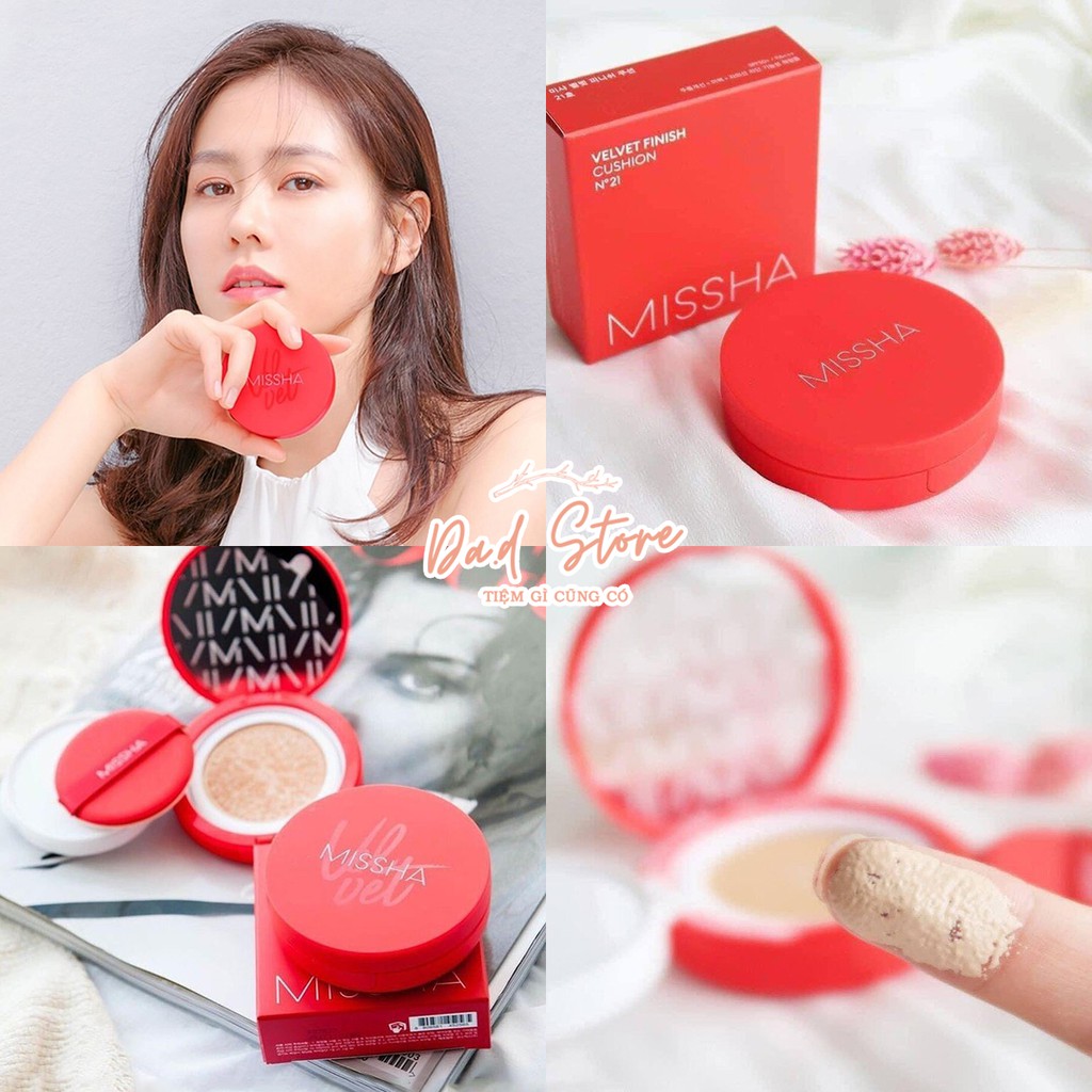 Phấn Nước 🌸FreeShip 🌸Phấn nước MISSHA Velvet Finish Cushion Màu Đỏ