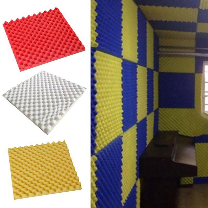 Miếng Xốp Cách Âm Hình Trứng Cách Âm Kích Thước 50x50x3cm Chất Lượng Cao Cho Studio