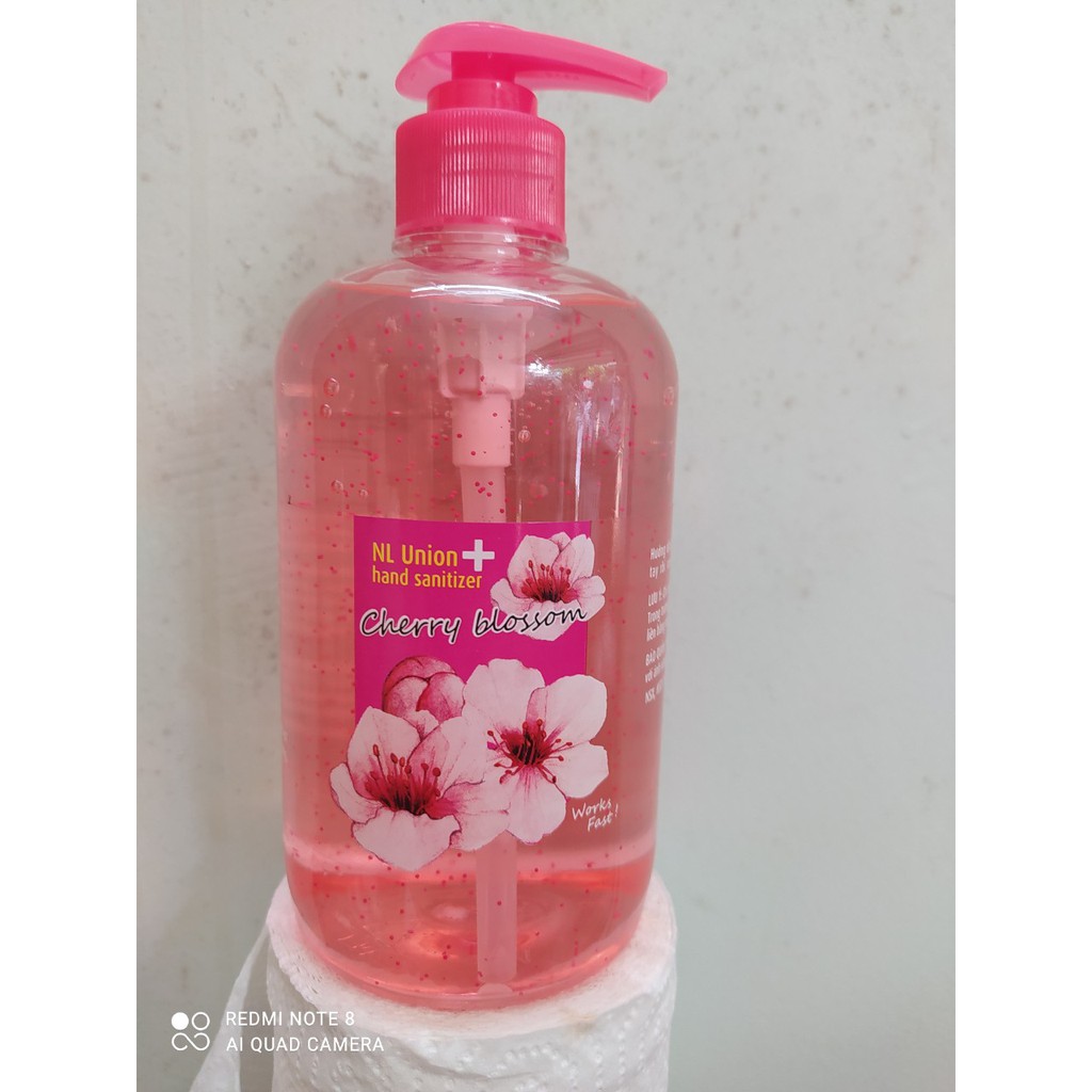 Gel rửa tay khô Union 500ml hương Cherry Blossom