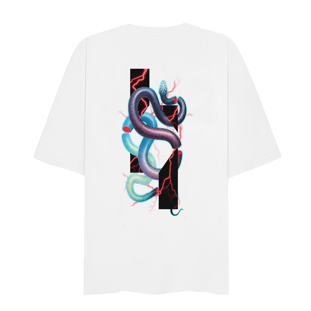 Áo thun Paradox SNAKE LOGO TEE (White)
