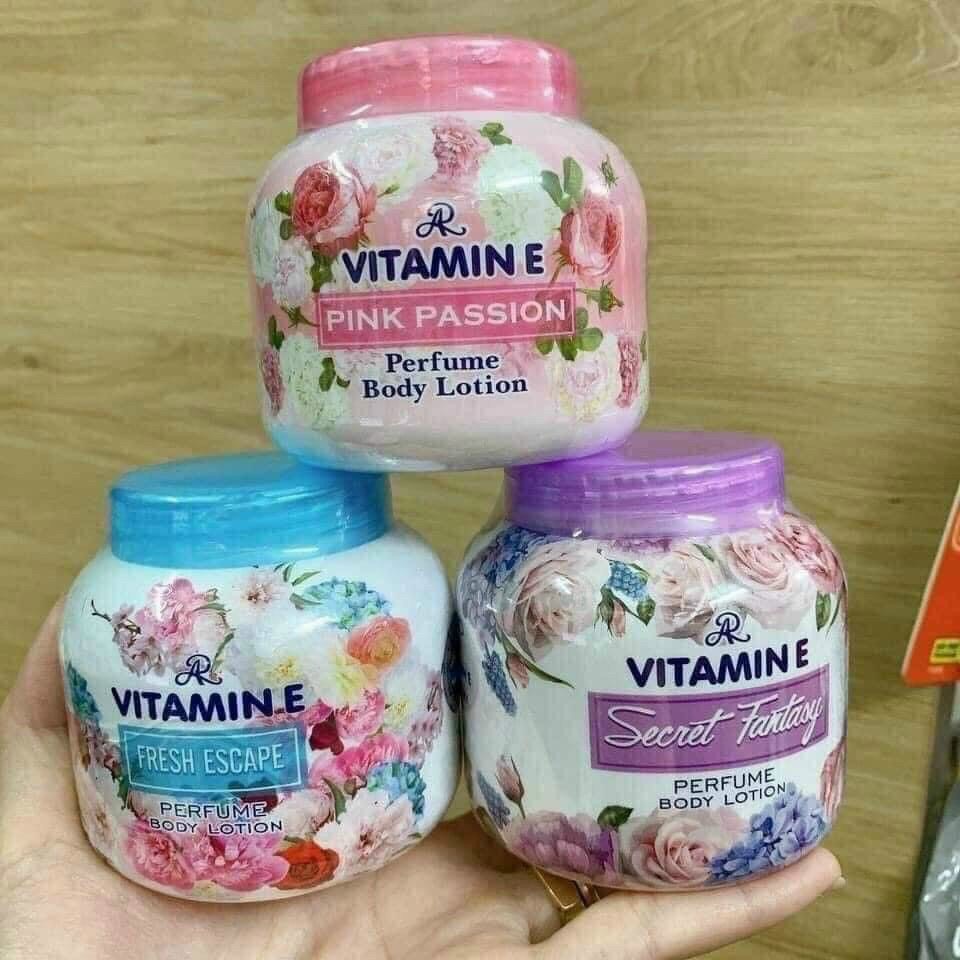Kem Dưỡng Thể Hương Nước Hoa Aron Vitamin E Thái Lan 200ml Perfume Body Lotion