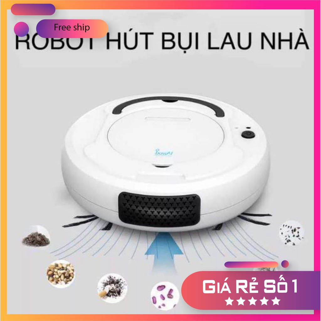 ROBOT HÚT BỤI LAU NHÀ ( TỔNG KHO GIA DỤNG GIÁ GỐC )  [FreeShip – HÀNG MỚI]