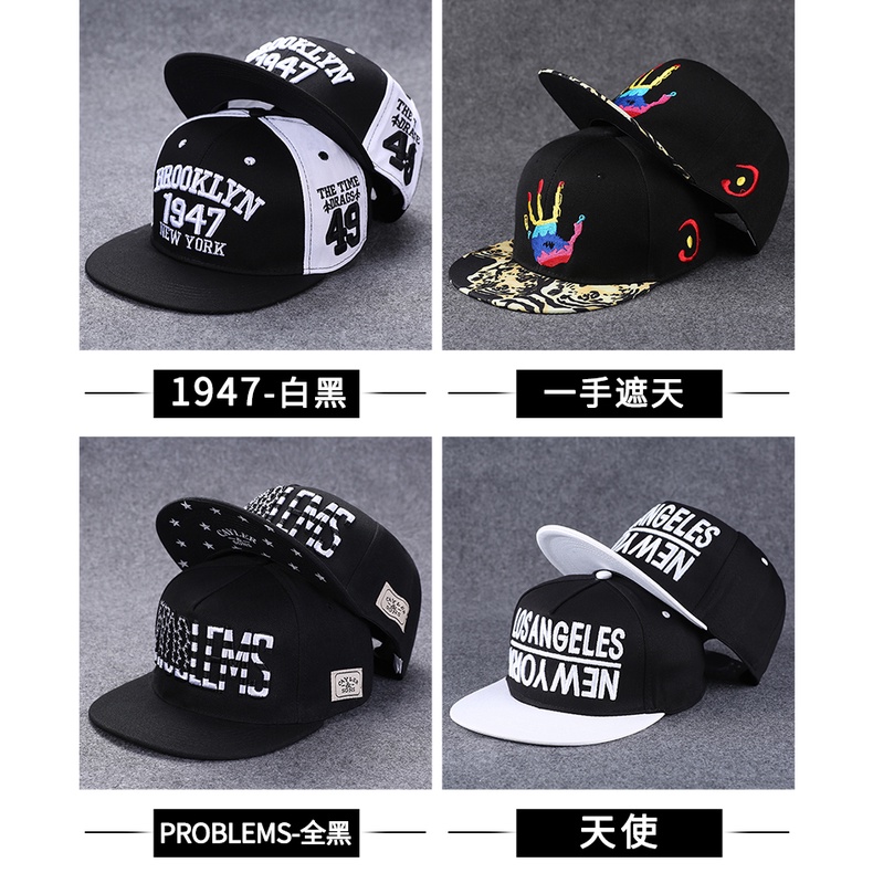 Mũ Lưỡi Trai Phẳng Vành Phẳng Phiên Bản Hàn Quốc Hip-Hop Đường Phố Thời Trang Xuân Thu Cho Nam Và Nữ