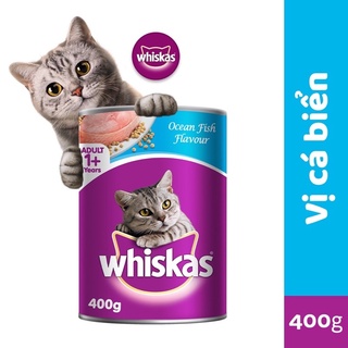 Pate lon whiskas vị cá cho mèo 400gr