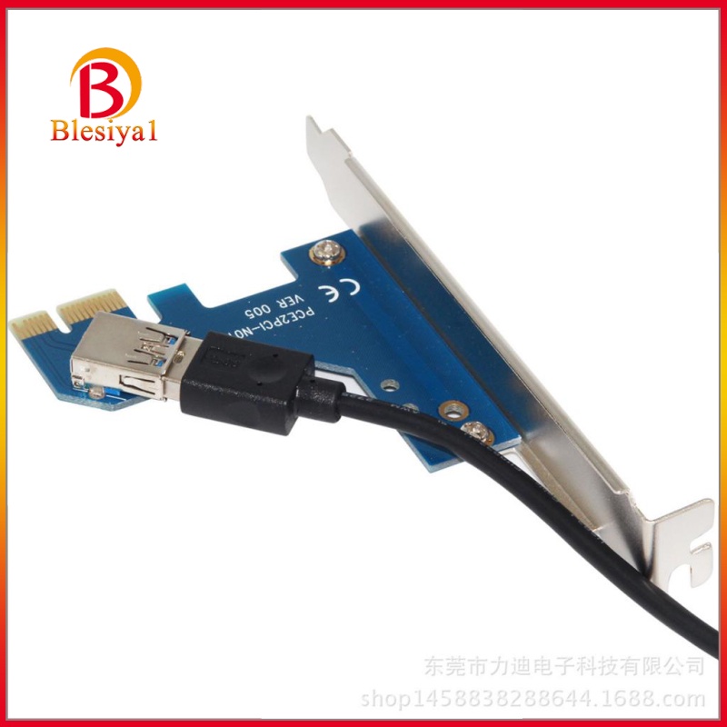 [BLESIYA1] Express Expansion Card PCI-E to USB3 2-Port Hub Adapter for Desktop Laptop