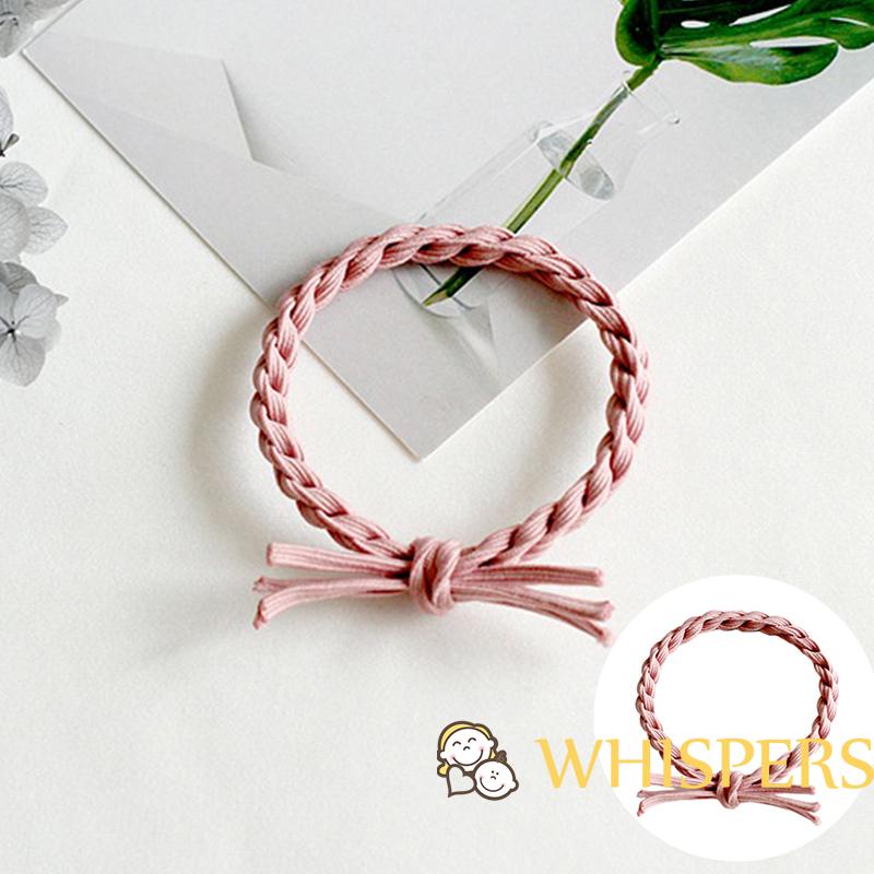 Dây Buộc Tóc Co Giãn Màu Trơn / Màu Sắc Phù Hợp Với Tóc Đuôi Ngựa Cho Nữ