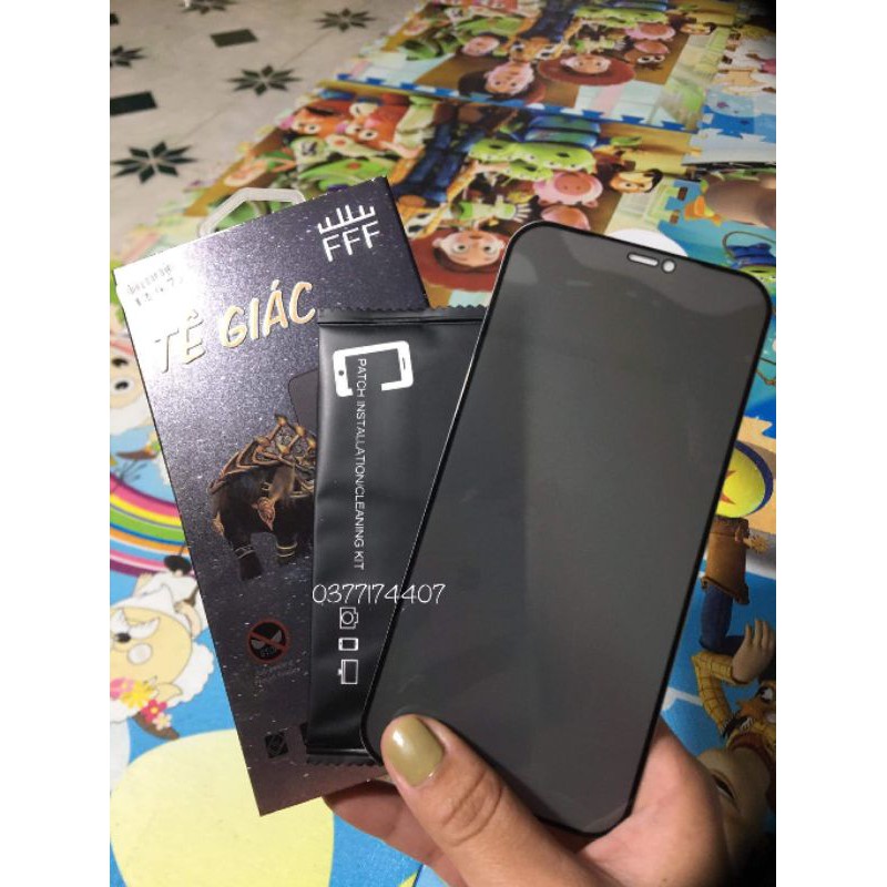 Kính chống nhìn trộm iPhone 12 Mini, 12, 12 Pro, 12 Pro Max, 11 Pro Max, 11, XS Max, XS ,XR, 7+, 8+ Se, 6 tê giác