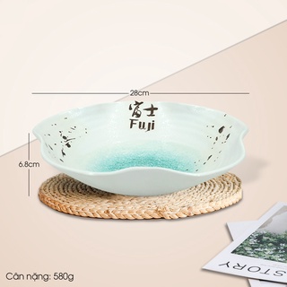 Tô melamine đựng salad / Tô trộn salad hoa văn phong cách Hàn Quốc