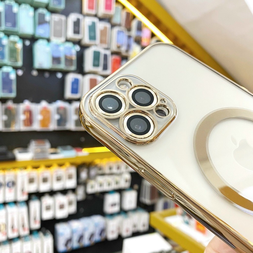 Ốp 12pro/12promax hỗ trợ sạc không dây MagSafe - Ốp lưng dẻo bảo vệ cam cho iPhone 12pro/12promax chính hãng KST Design