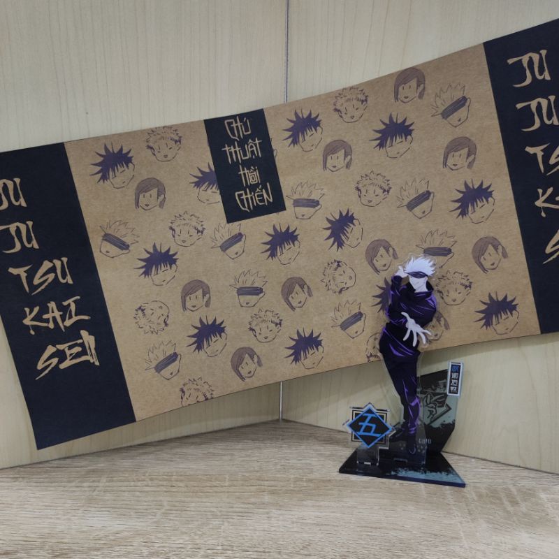 BÌA CHÚ THUẬT HỒI CHIẾN LIMIT GIẤY KRAFT HANDMADE