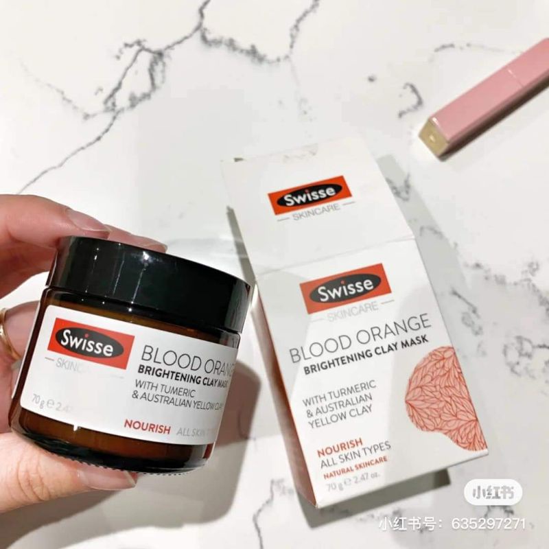 Mặt nạ đất sét Swisse Clay Mask Blood Orange