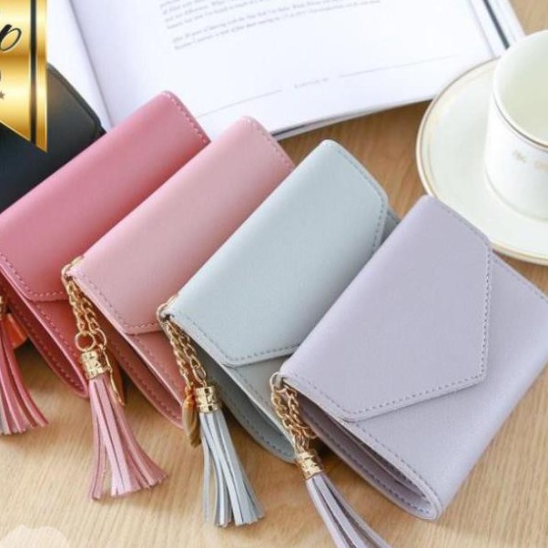 Ví Nữ Mini Ngắn Cầm Tay Phong Cách Hàn Quốc