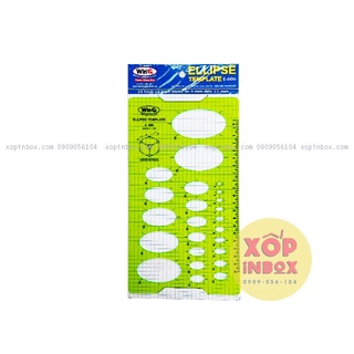 Thước Elip vẽ kỹ thuật EllipseTemplate E606